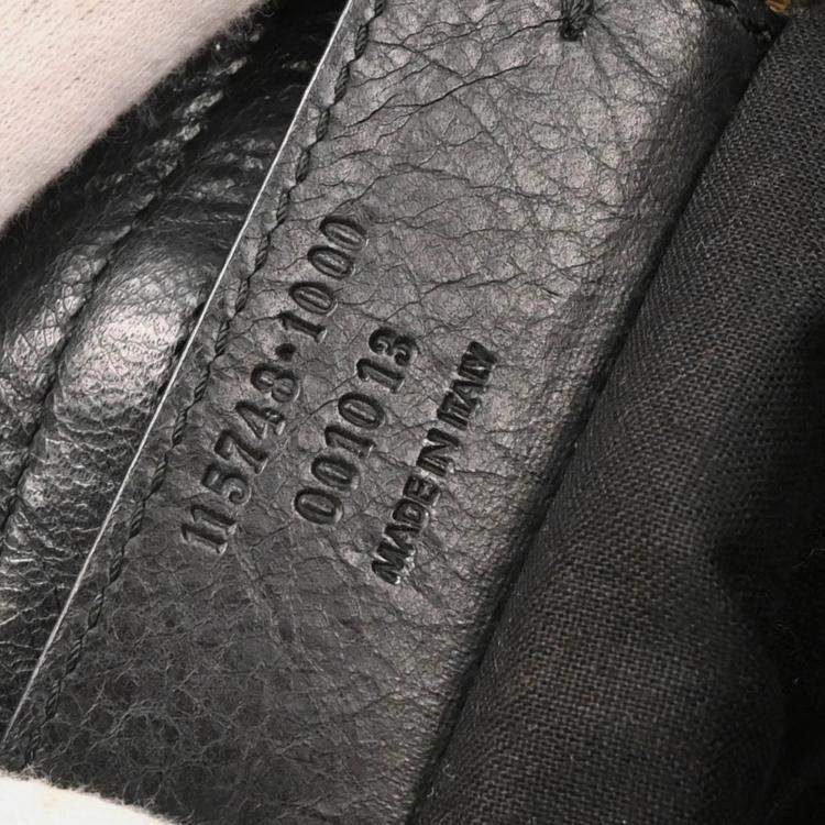 Pre Owned Balenciaga Classic City Medium Black Leather Handbag