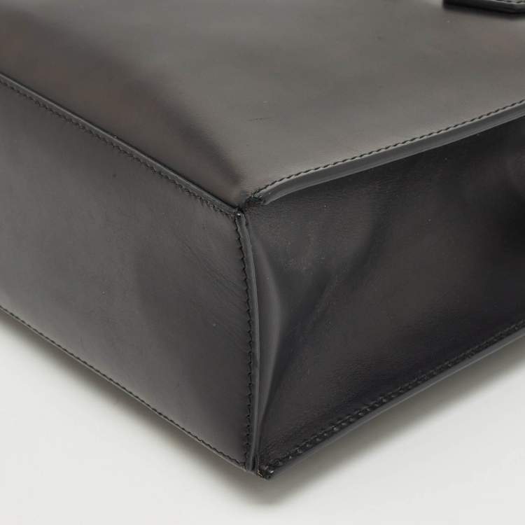 Pre Owned Balenciaga Black Leather Mini All Afternoon Tote