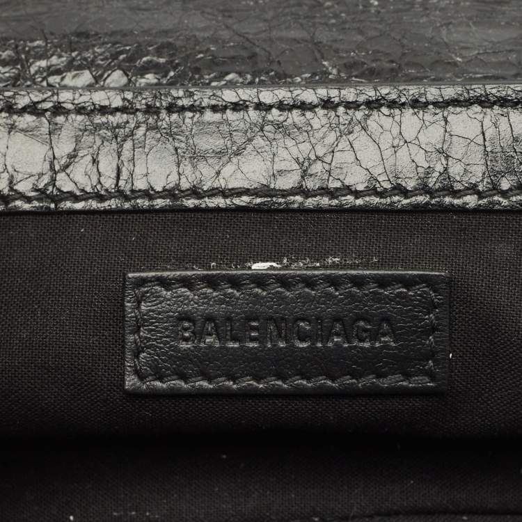 Pre Owned Balenciaga Black Leather XS Le Cagole Sling Bag