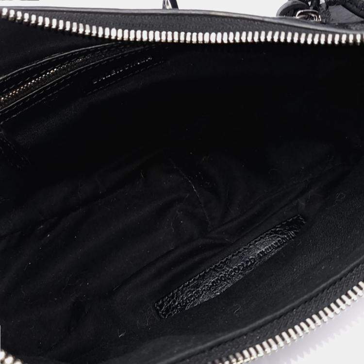 Pre Owned Balenciaga Black Leather Le Cargo Bag Small