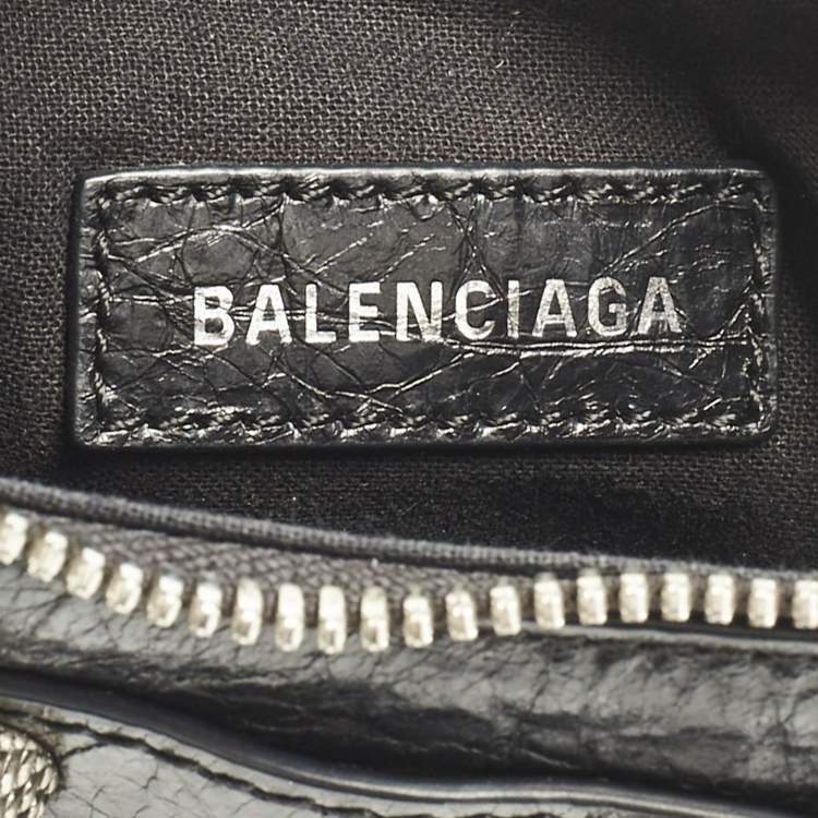 Pre Owned Balenciaga Black Leather XS Le Cagole Shoulder Bag