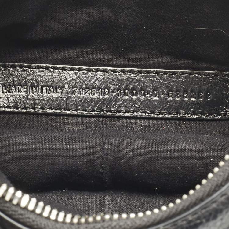 Pre Owned Balenciaga Black Leather XS Le Cagole Shoulder Bag