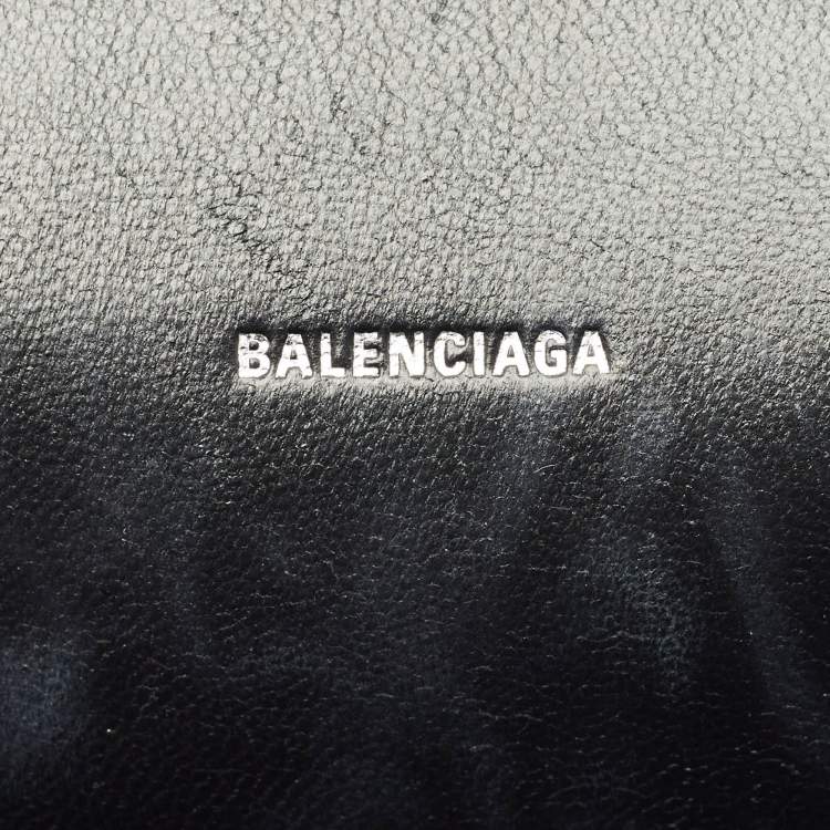 Pre Owned Balenciaga Grey Suede Crystal Embellished XS Hourglass Top Handle Bag