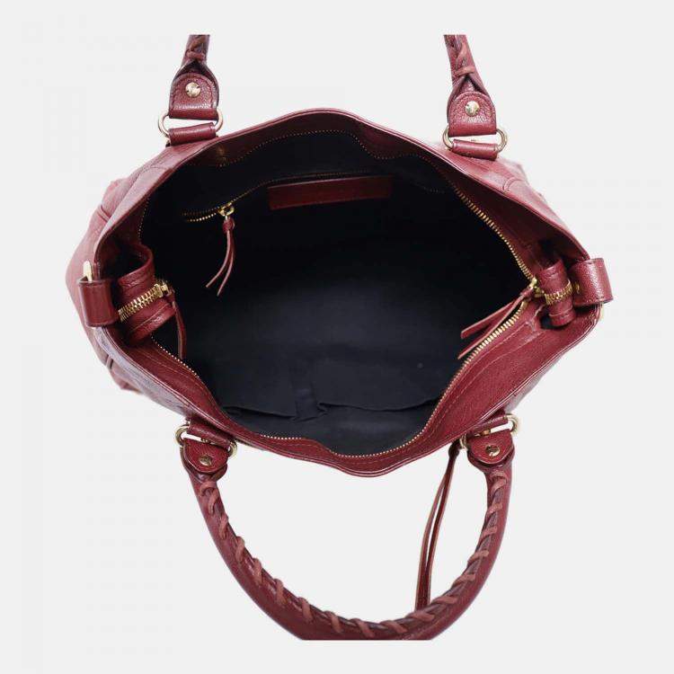 Pre Owned Balenciaga Metallic Edge Velo Bag
