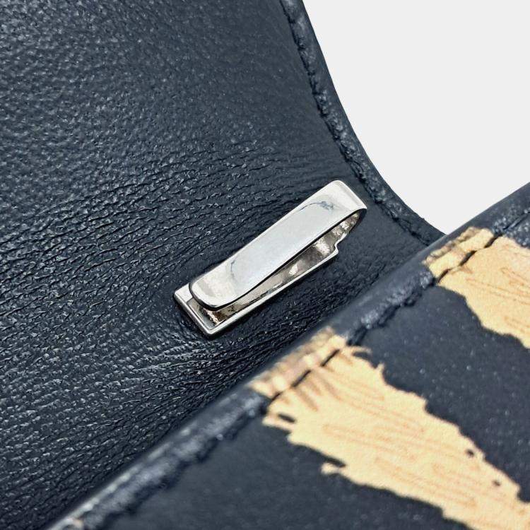 Pre Owned Balenciaga Multicolor Leather Phone Holder Chain Mini Crossbody Bag