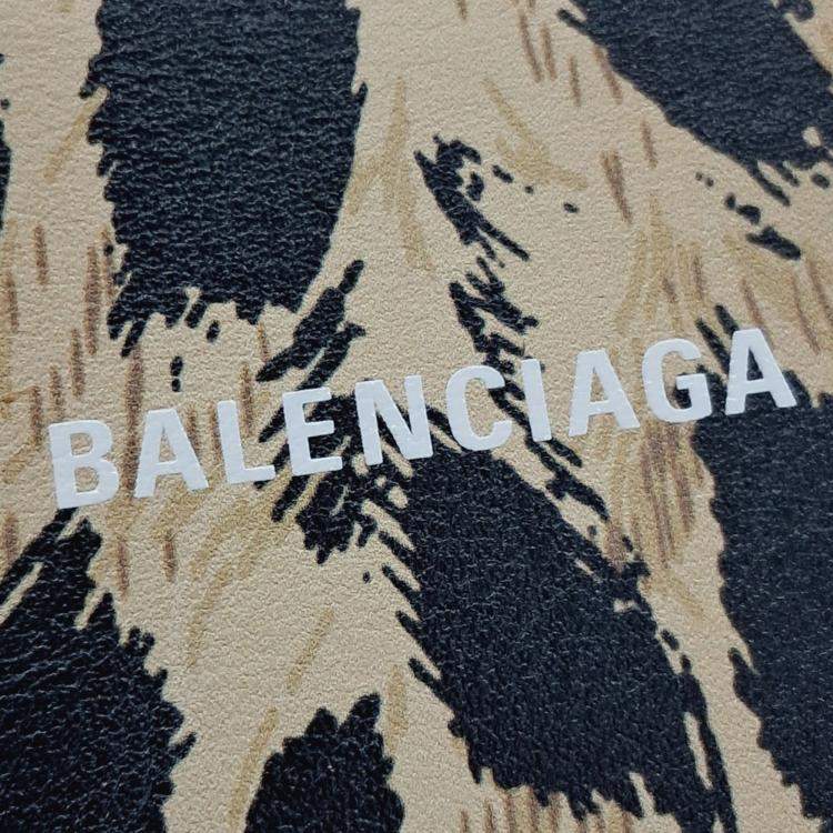 Pre Owned Balenciaga Multicolor Leather Phone Holder Chain Mini Crossbody Bag