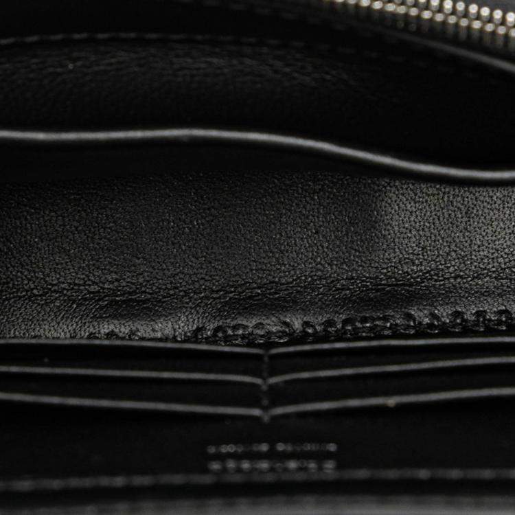 Pre Owned Balenciaga X Adidas Hourglass Crossbody Chain Wallet Shoulder Bag Black White Leather
