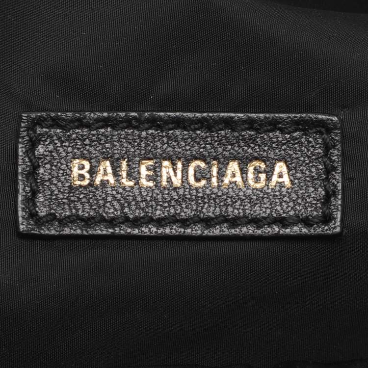 Pre Owned Balenciaga Black Nylon Explorer Belt Bag