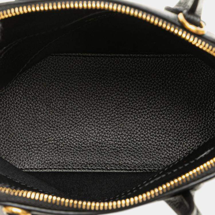 Pre Owned Balenciaga Black XXS Calfskin Ville Top Handle Bag