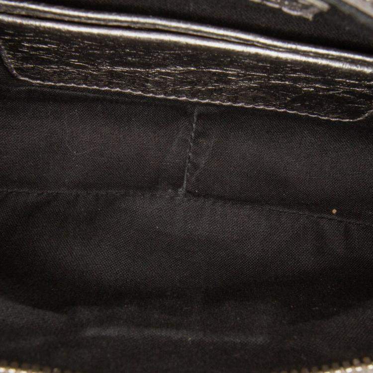 Pre Owned Balenciaga Silver Mini Metallic Le Cagole