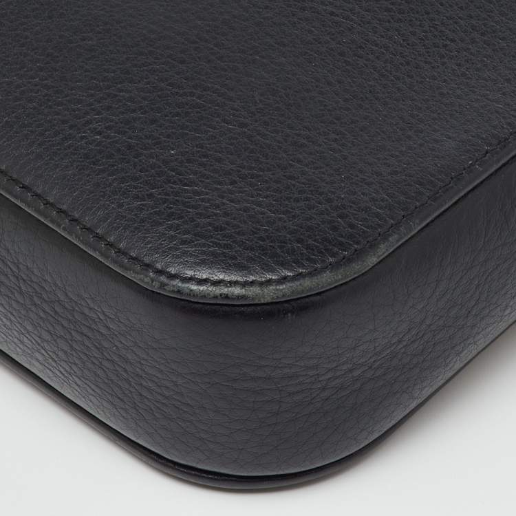 Pre Owned Balenciaga Black Leather Small Everyday Camera Crossbody Bag