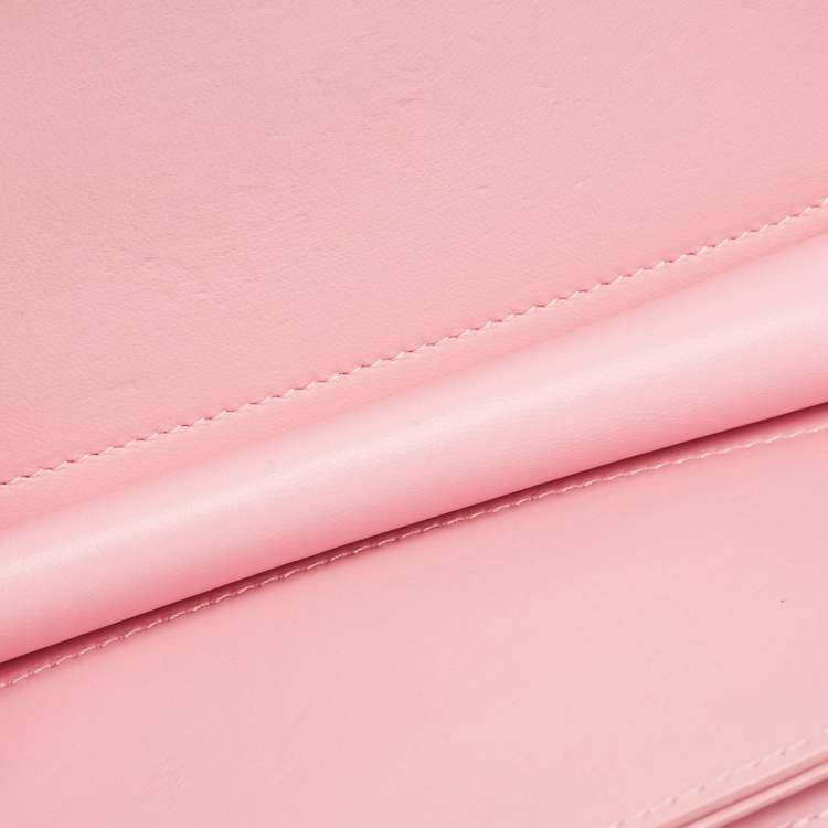 Pre Owned Balenciaga Pink Leather Small Gossip Shoulder Bag