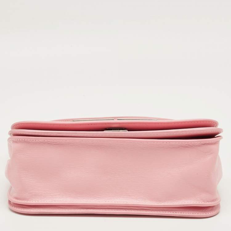 Pre Owned Balenciaga Pink Leather Small Gossip Shoulder Bag