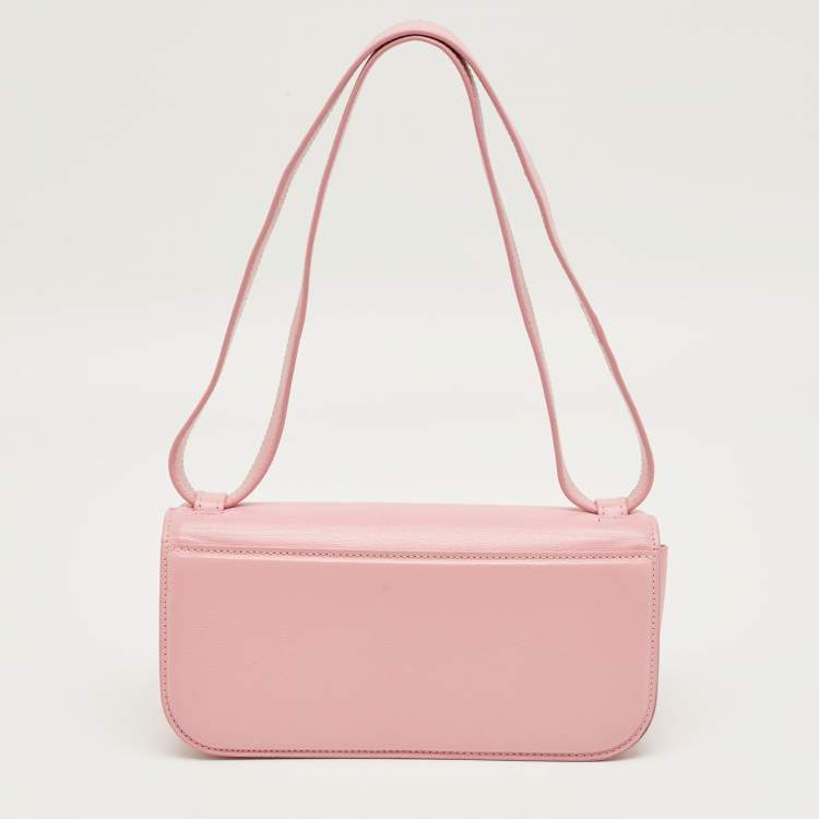 Pre Owned Balenciaga Pink Leather Small Gossip Shoulder Bag