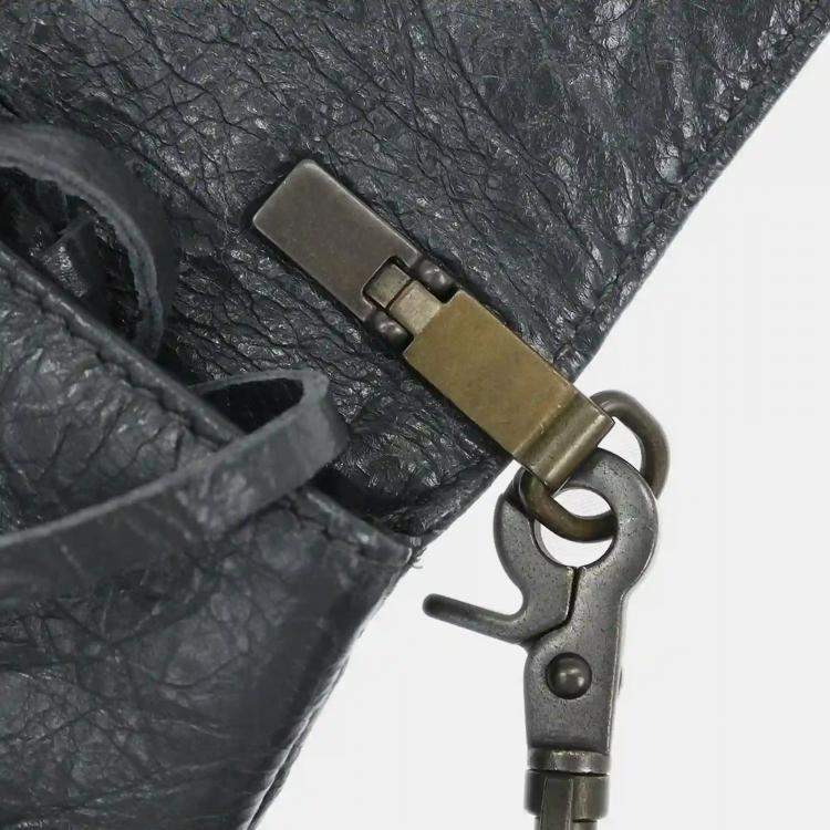 Pre Owned Balenciaga Gray Classic Envelope 2way Clutch