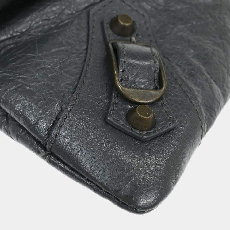 Pre Owned Balenciaga Gray Classic Envelope 2way Clutch