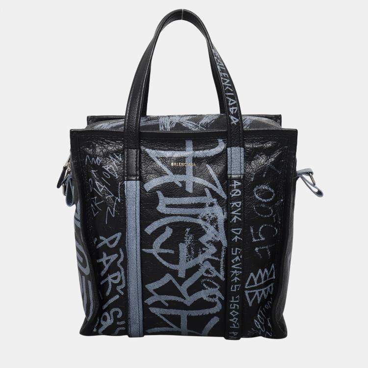 Pre Owned Graffiti Bazar Medium Shopping Tote
