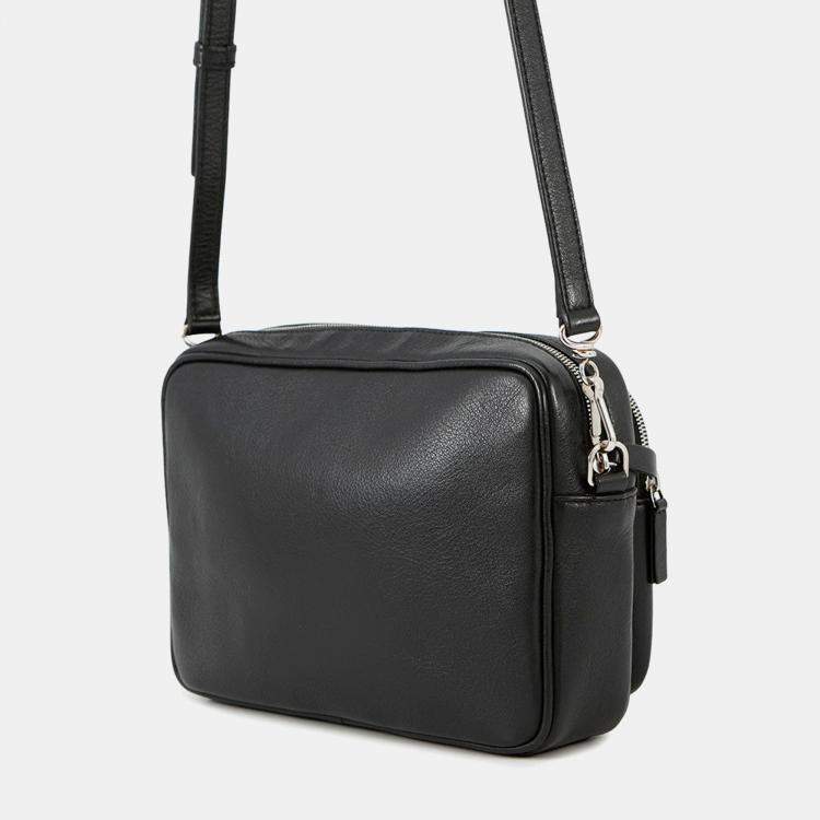 Pre Owned Balenciaga Everyday Cross Body Bag Black Leather