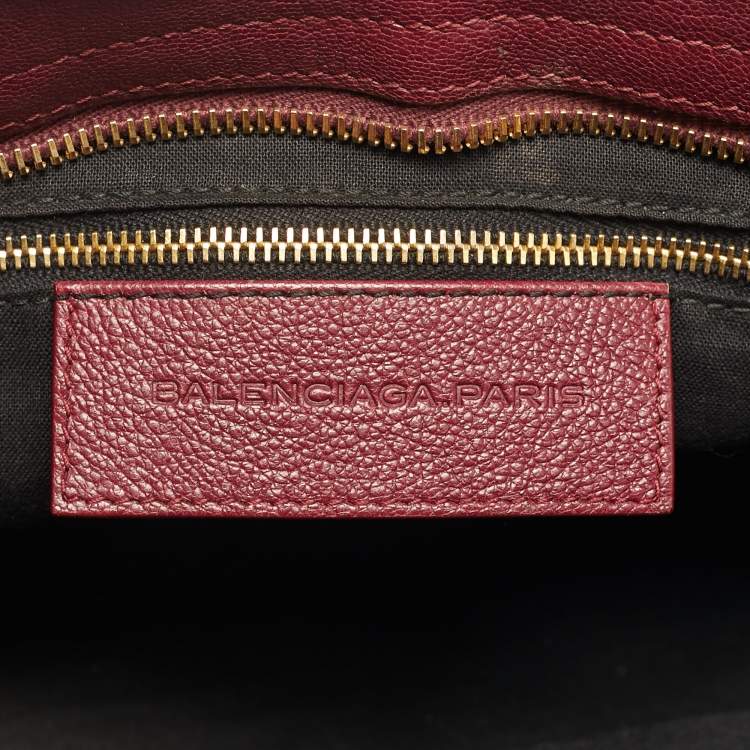 Pre Owned Balenciaga GH Classic City Red Leather Bag