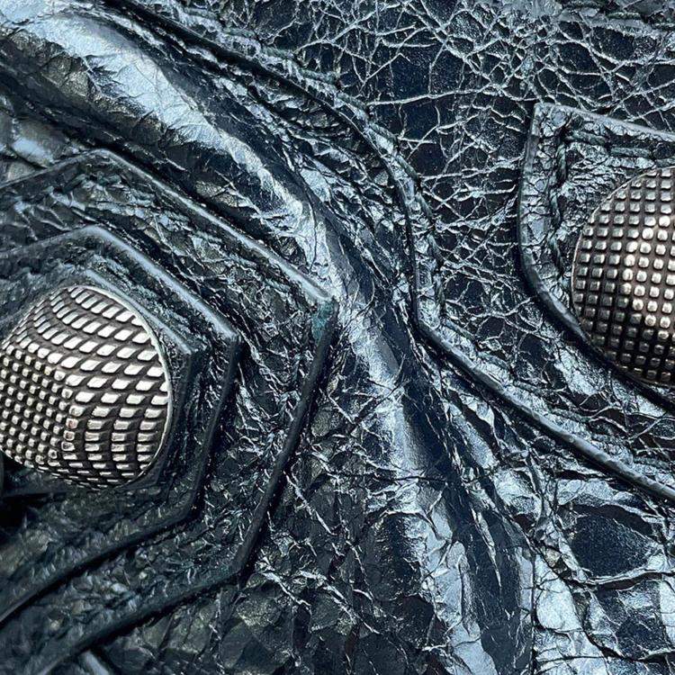 Pre Owned Balenciaga Le Cagoule Cylinder Shoulder Bag Black Leather