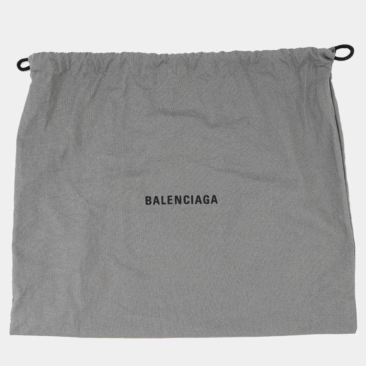 Pre Owned Balenciaga Le Cagoule Cylinder Shoulder Bag Black Leather