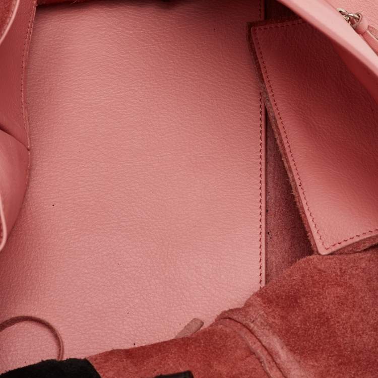 Pre Owned Balenciaga Papier A4 Pink Leather Tote