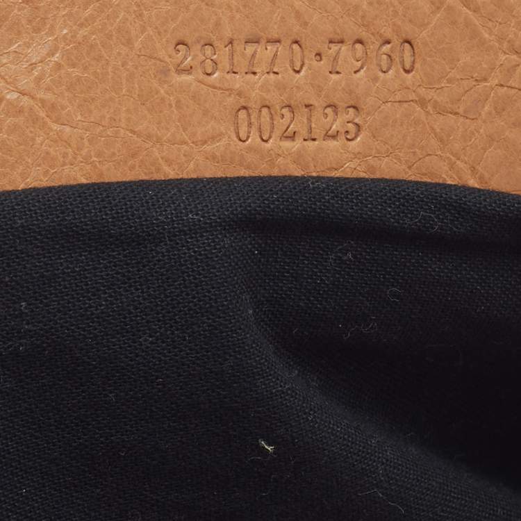 Pre Owned Balenciaga RGH Classic City Orange Leather Bag