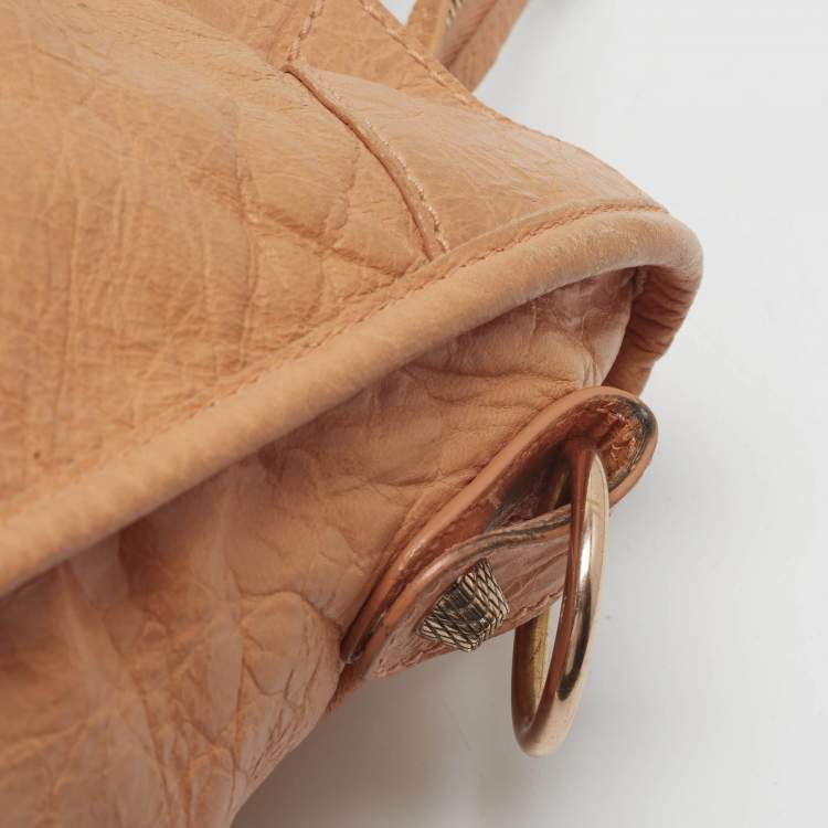 Pre Owned Balenciaga RGH Classic City Orange Leather Bag