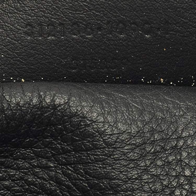 مملوكة مسبقًا Balenciaga Papier Drop Black Leather Bucket Bag