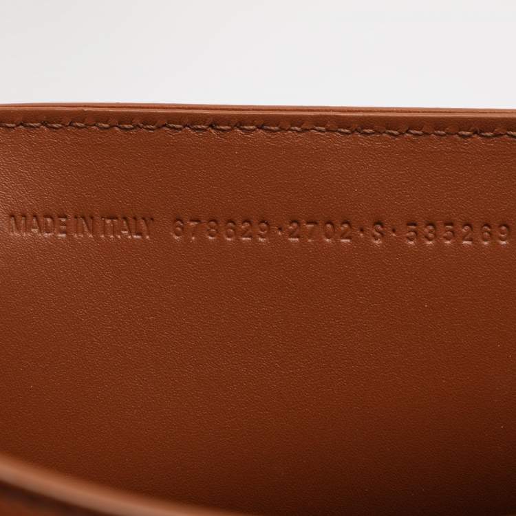 Pre Owned حقيبة يد بالنسياجا نيو كلاسيك سيتي صغيرة جلد بني