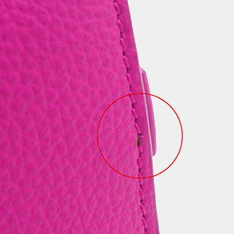 Pre Owned Balenciaga Pink Nano Grained Calfskin Neo Classic City Satchel