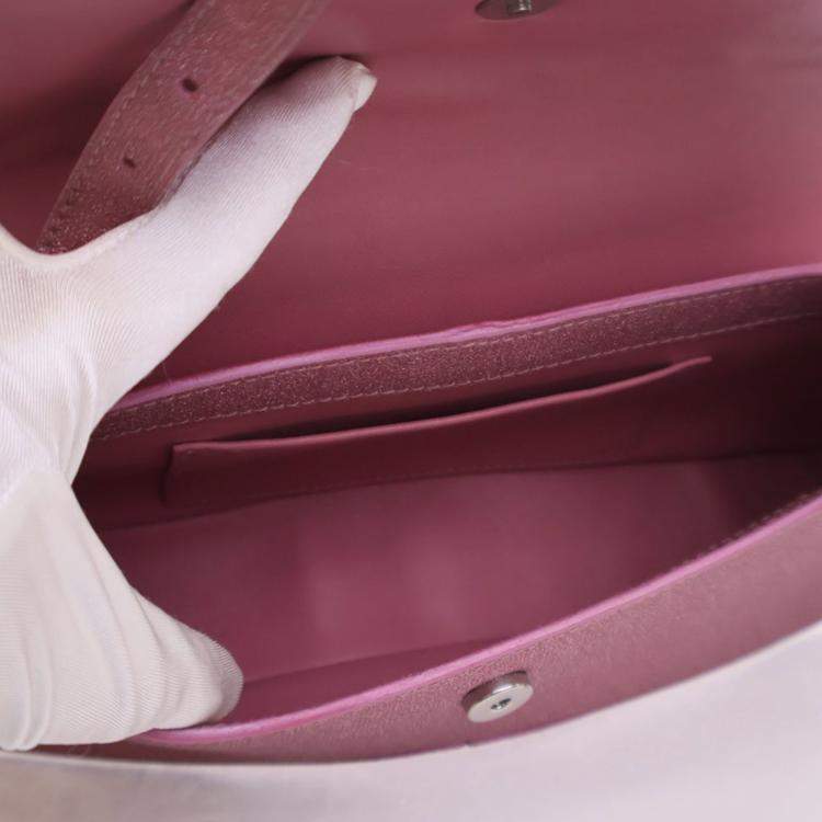 Pre Owned Balenciaga XX Pink Fabric Glitter  Flap