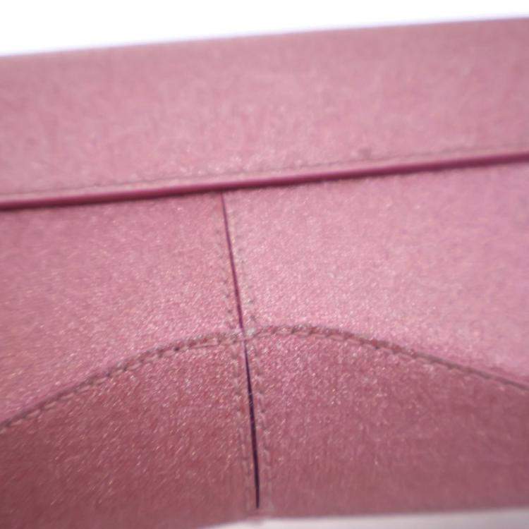 Pre Owned Balenciaga XX Pink Fabric Glitter  Flap