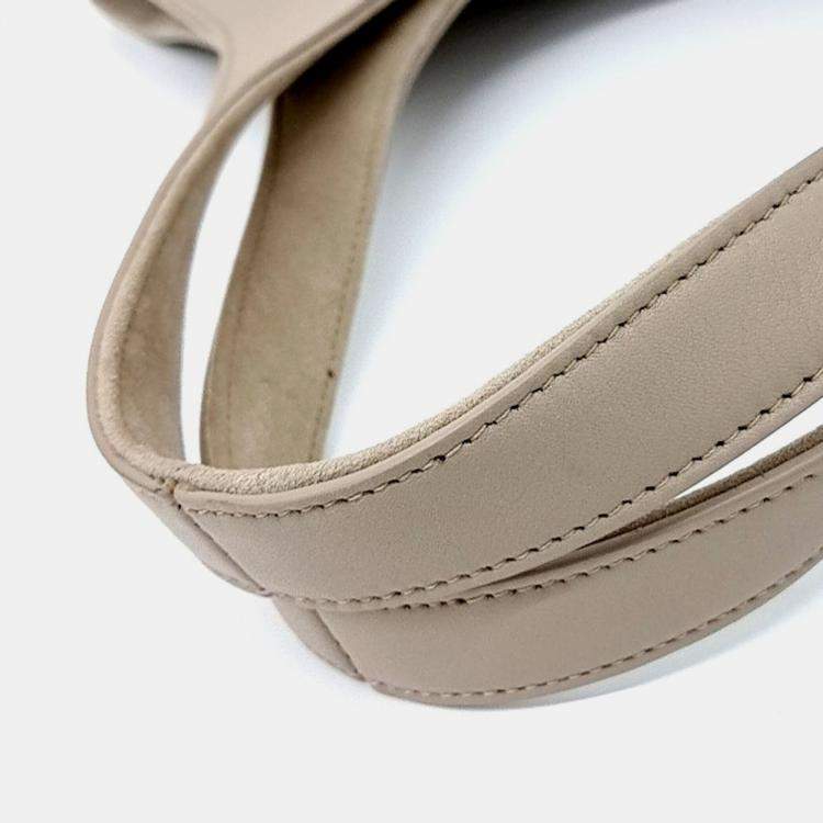 Pre Owned Balenciaga Beige Leather Mary-Kate Medium Tote Bag