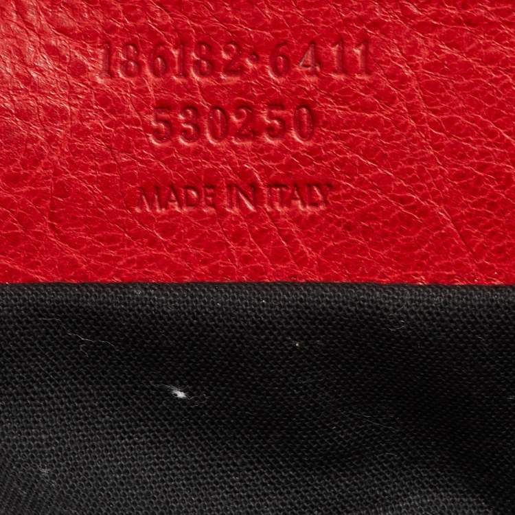 Pre Owned Balenciaga Classic Envelope Medium Red Leather Giant 21 RGH Clutch