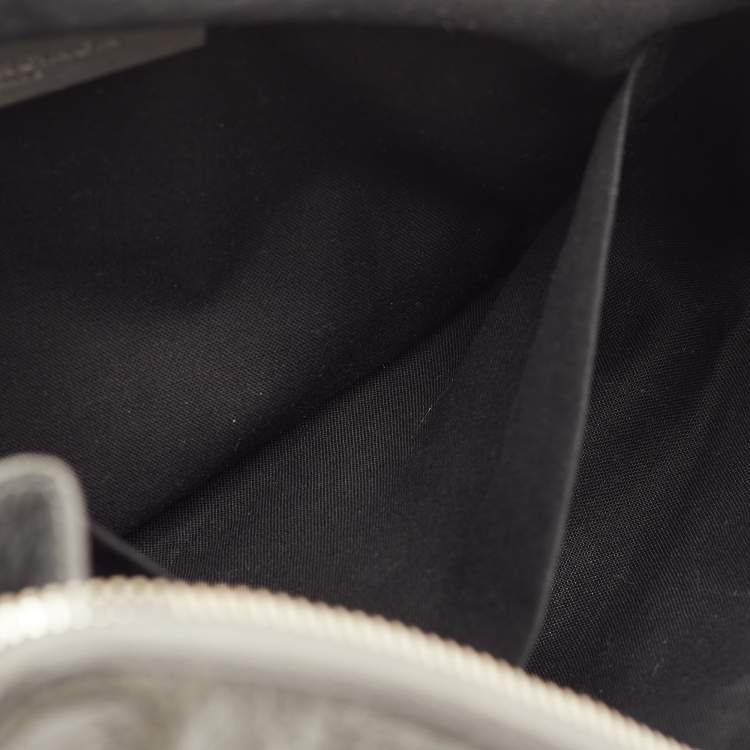 Pre Owned Balenciaga Classic City Grey Leather Giant 12 SH Edge Zip Pouch