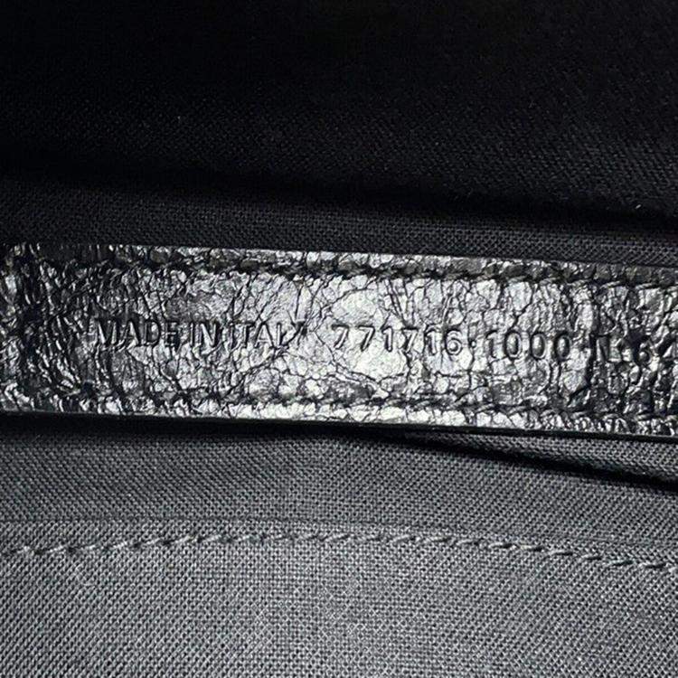 Pre Owned Balenciaga Le Cagoule Cylinder Shoulder Bag Black Leather