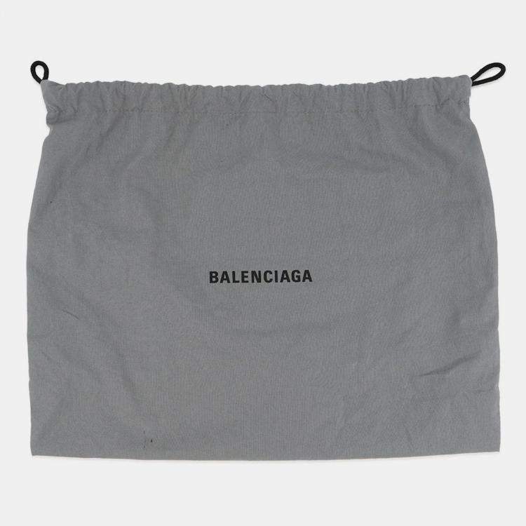 Pre Owned Balenciaga Le Cagoule Cylinder Shoulder Bag Black Leather