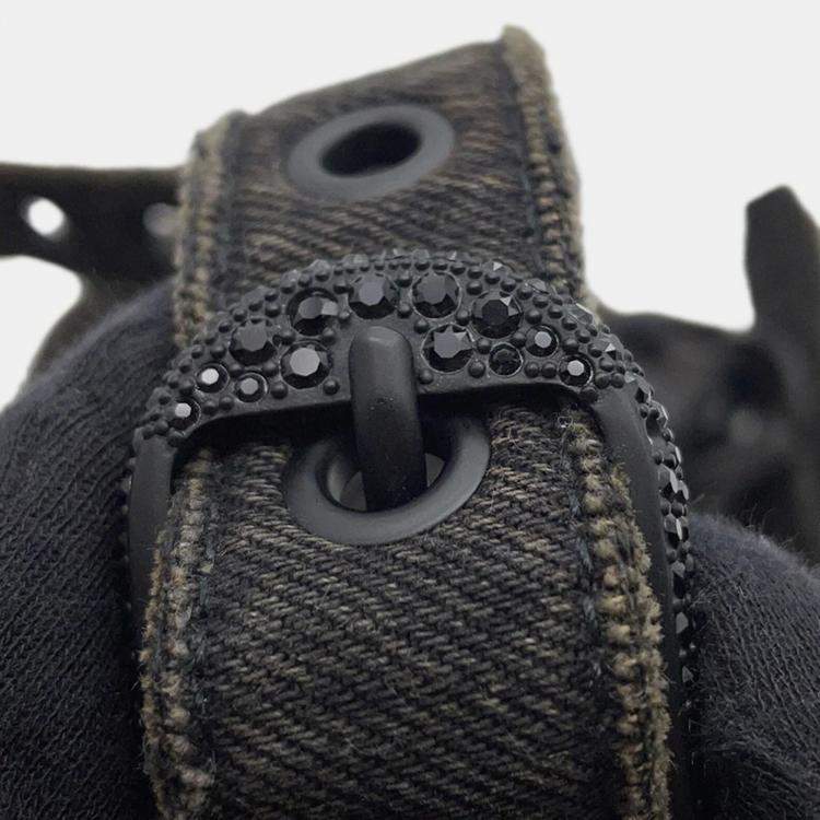 مملوكة مسبقًا Balenciaga Le Cagoule Shoulder Bag Black Denim Size Xs