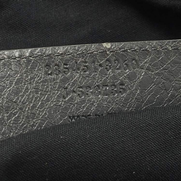 مملوكة مسبقًا Balenciaga GGH Work Grey Leather Tote