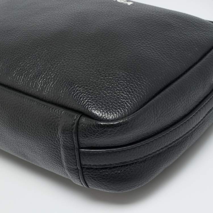 Pre Owned Balenciaga Everyday Black Leather Camera Shoulder Bag