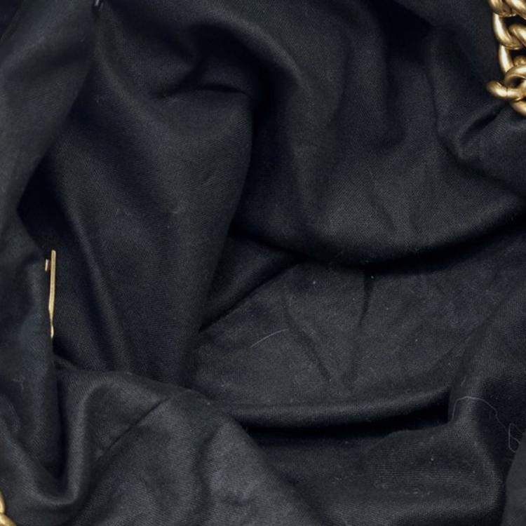 Pre Owned Balenciaga Black Medium Calfskin Crush Tote