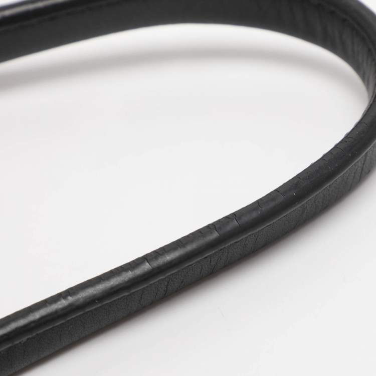 Pre Owned Balenciaga Papier A4 Mini Black Leather Tote