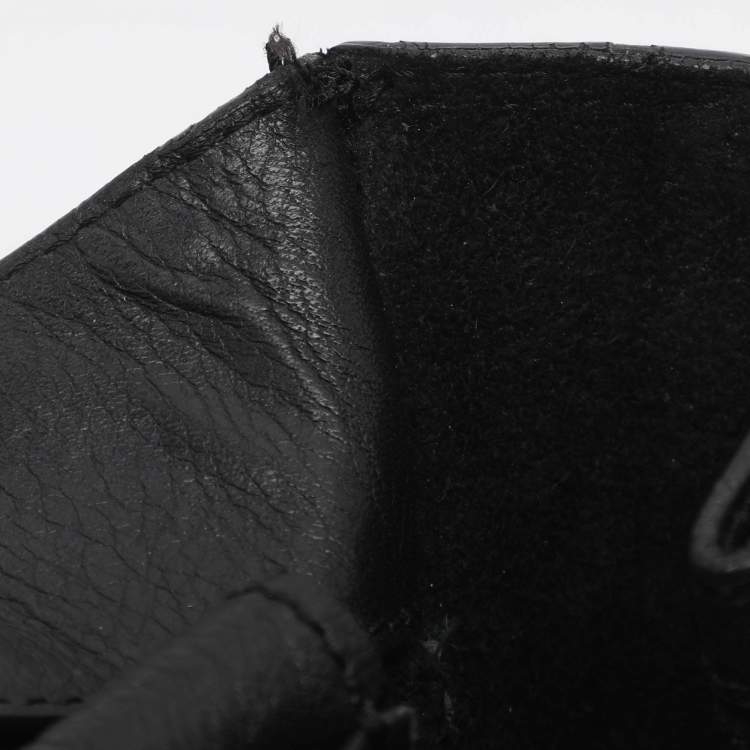 Pre Owned Balenciaga Papier A4 Mini Black Leather Tote