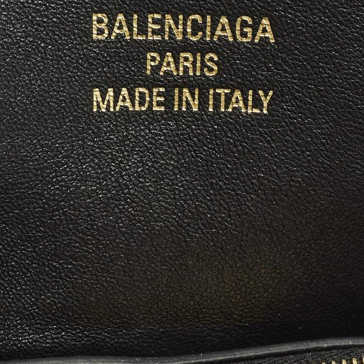 Pre Owned Balenciaga Bel Air Black Leather Tote