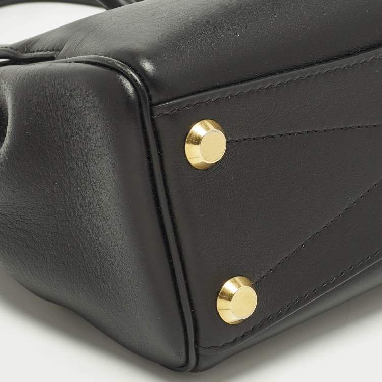 Pre Owned Balenciaga Bel Air Black Leather Tote