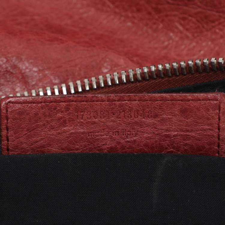 Pre Owned Balenciaga Light Pink Leather GSH Day Hobo