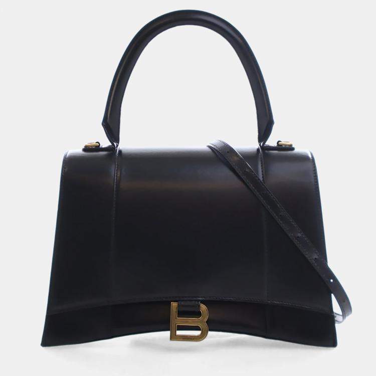 Pre Owned Balenciaga Medium Smooth Calfskin Hourglass