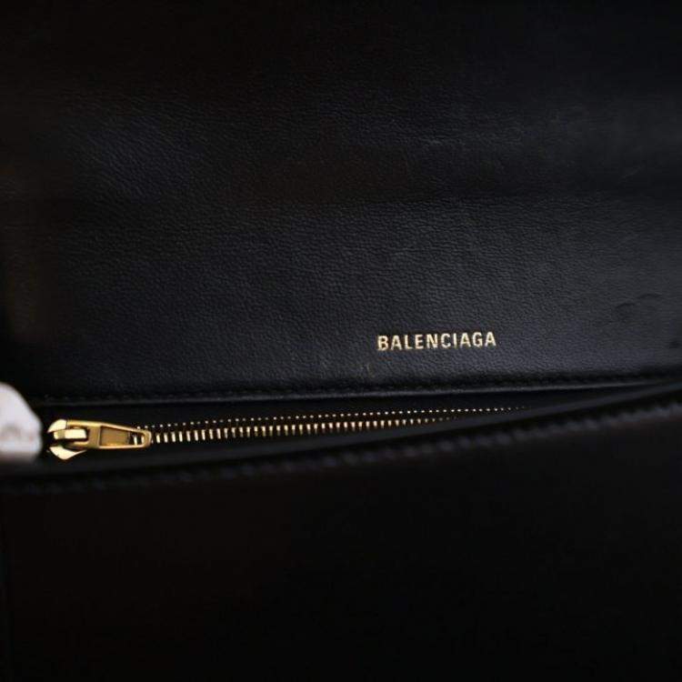 Pre Owned Balenciaga Medium Smooth Calfskin Hourglass