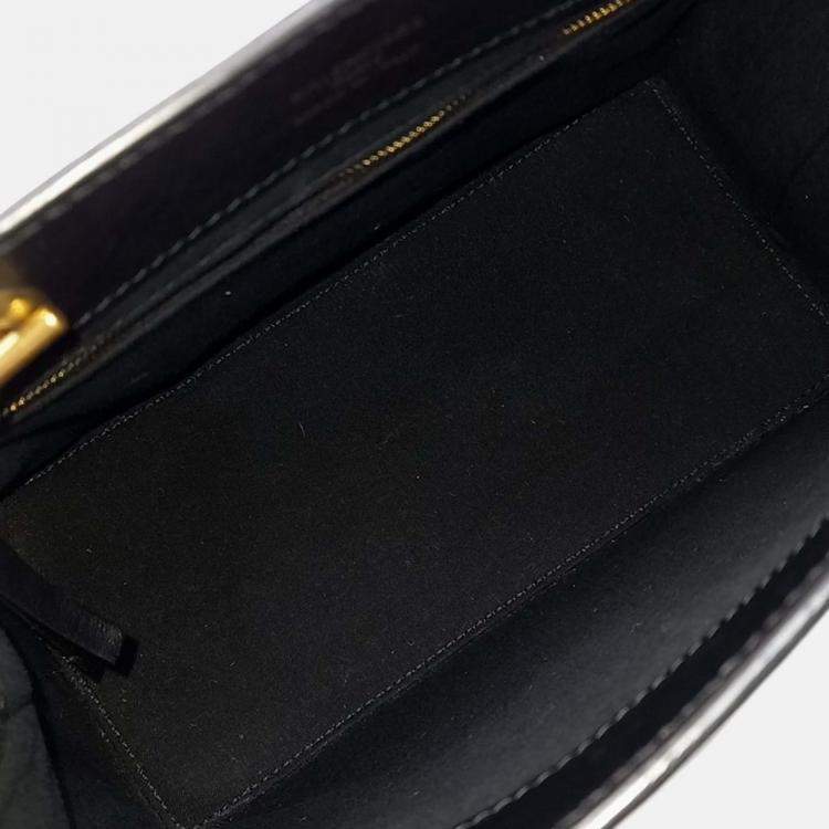 Pre Owned Balenciaga Black Leather Duty Free Small